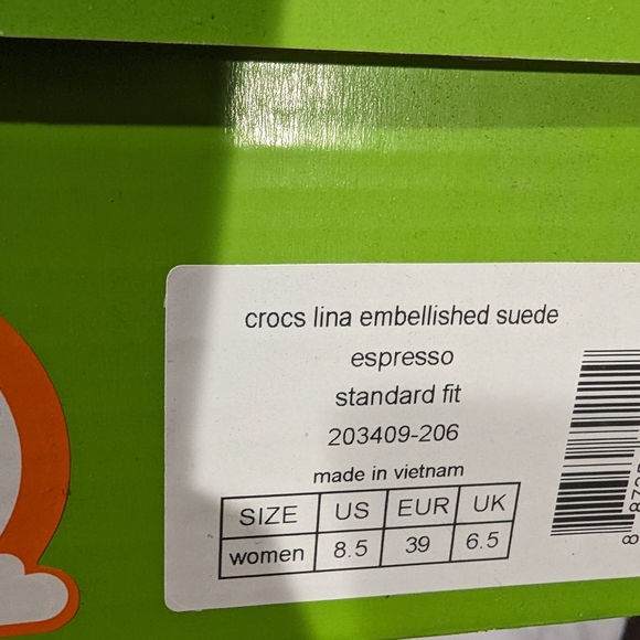 Crocs Lina Embellished Suede Flat - Picture 3 of 3